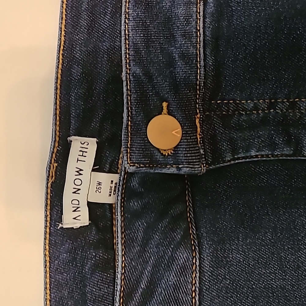 And Now This Jeans, Bootcut, Size 26W. NWT, The Vintage Flare Highrise Stretch - Picture 16 of 16